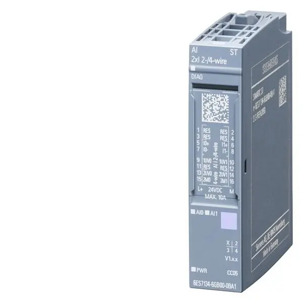 Luxusní SIEMENS 6ES7134-6GB00-0BA1 SIMATIC ET 200SP, Analog input module, AI 2xI 2-/4-wire Standar
