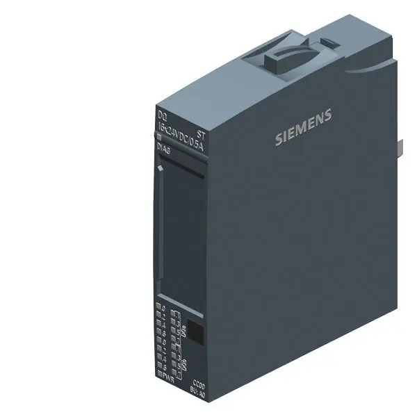 SIEMENS 6ES7132-6BH01-0BA0 SIMATIC ET 200SP, Digital output module, DQ 16x 24V DC/0,5A Sta Celosvětová Doprava