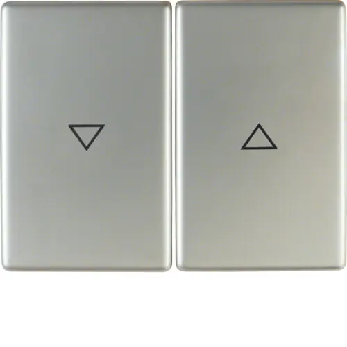 Koupit Online BERKER 14357104 Kolébka, dělená, s potiskem - šipkami, Berker K.5, ušlecht. nerez. ocel