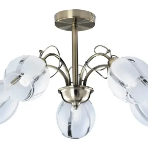 Přímo Od Výrobce RABALUX 2271 Joel E27 5x MAX 60W IP20 bronzová bílá