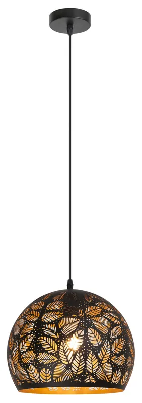 Dokud Zásoby Vydrží RABALUX 2276 Manorca E27 1X MAX 40W - černá/ zlatá