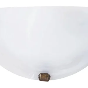 Ověřený RABALUX 3003 Alabastro E27 1x MAX 60W IP20 kamenné sklo/ bronzová bílá klip