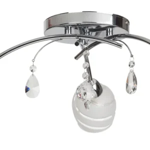 RABALUX 2621 Melissa E14 3x MAX 60W IP20 chromová/ bílá/ průhledná Top Prodej