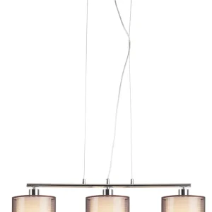 RABALUX 2630 Anastasia E27 3x MAX 60W IP20 chromová/ hnědá Originální