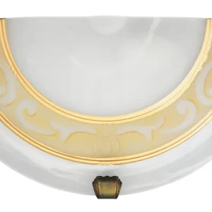 Luxusní RABALUX 3712 Laretta E27 1x MAX 60W IP20 kamenné sklo/ bronzová bílá klip