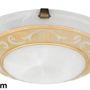 RABALUX 3713 Laretta E27 1x MAX 60W IP20 kamenné sklo/ bronzová bílá klip Nejlepší Volba