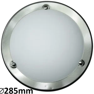 RABALUX 5121 Ufo E27 1x MAX 60W IP20 saténově  chromová/ bílá Horká Nabídka