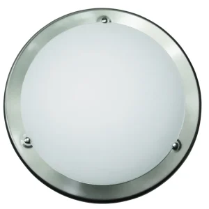 Sleva RABALUX 5151 Ufo E27 2x MAX 60W IP20 saténově chromová/ bílá