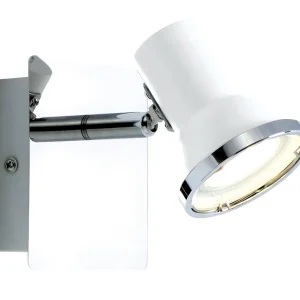 RABALUX 5497 Steve GU10 1x MAX 50W IP44 bílá/ chromová Doprava Zdarma