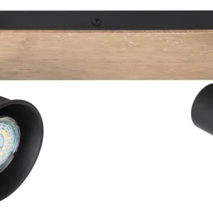 RABALUX 5903 Mac GU10 2X MAX 15W IP20 černá/ buk Originální