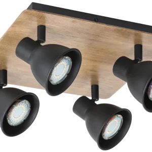 Novinka RABALUX 5905 Mac GU10 4X MAX 35W IP20 černá/ buk