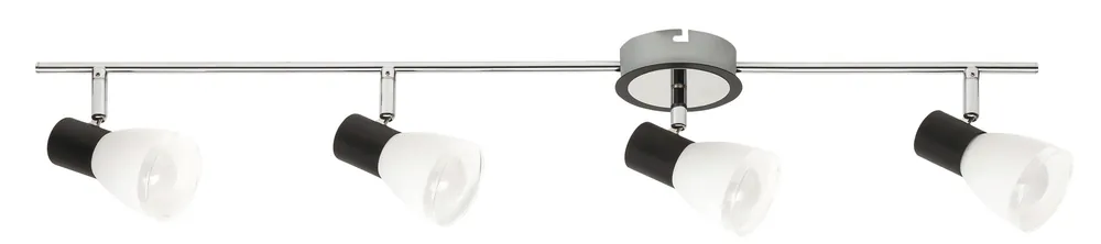 RABALUX 5979 Ati E14 4x MAX 40W IP20 černá/ chromová Víkendová Akce