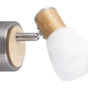 Velkoobchod RABALUX 6486 Gavin E14 MAX 40W IP20 saténově  chromová/ buk