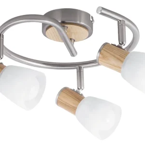 RABALUX 6488 Gavin E14 3x MAX 40W IP20 saténově  chromová/ buk Profesionální