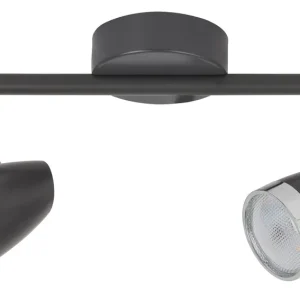 Ověřený RABALUX 6513 Karen LED 2x 4W IP20 antracitová šedá/ chromová