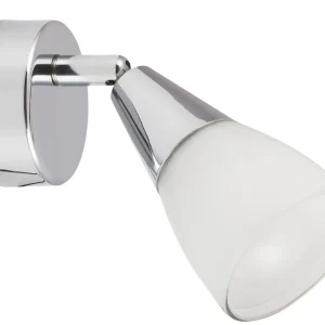 RABALUX 6767 Nicolette E14 Max 40W IP20 chromová/ bílá Tovární Cena