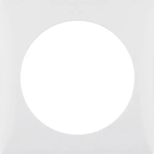 Dokud Zásoby Vydrží BERKER 918272509 Rámeček 1-násobný, Integro Flow, bílá, lesk