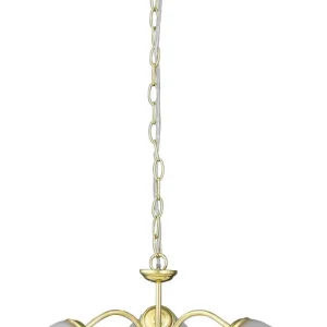 RABALUX 7233 Rafaella E14 3x MAX 40W IP20 zlatá/ opálové sklo Nejprodávanější