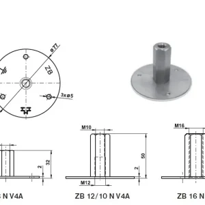 Nízká Cena TREMIS VN2115 / ZB N V4A ( nerez ) zemnící bod