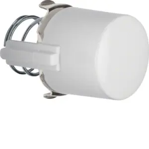 Bezpečná Platba BERKER 1225 Knoflík na tlačítko a kontrolku E10, Berker 1930/Glas, bílá, lesk