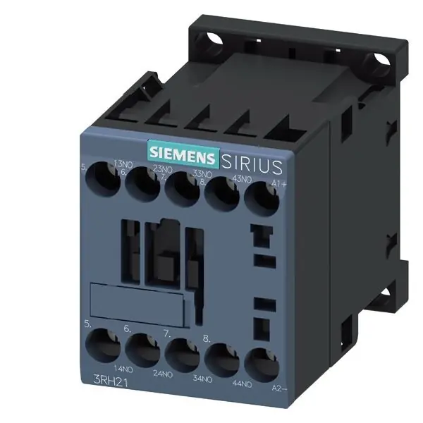SIEMENS 3RH2140-1BM40 Contactor relay, 4 NO, 220 V DC, Size S00, screw terminal Garance Vrácení Peněz