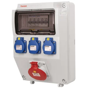 Doprava Zdarma FAMATEL v203 ZSF30100000.0 /3958 Zásuvková skříň IP44 jištěná bez chrániče - přístroje Eaton