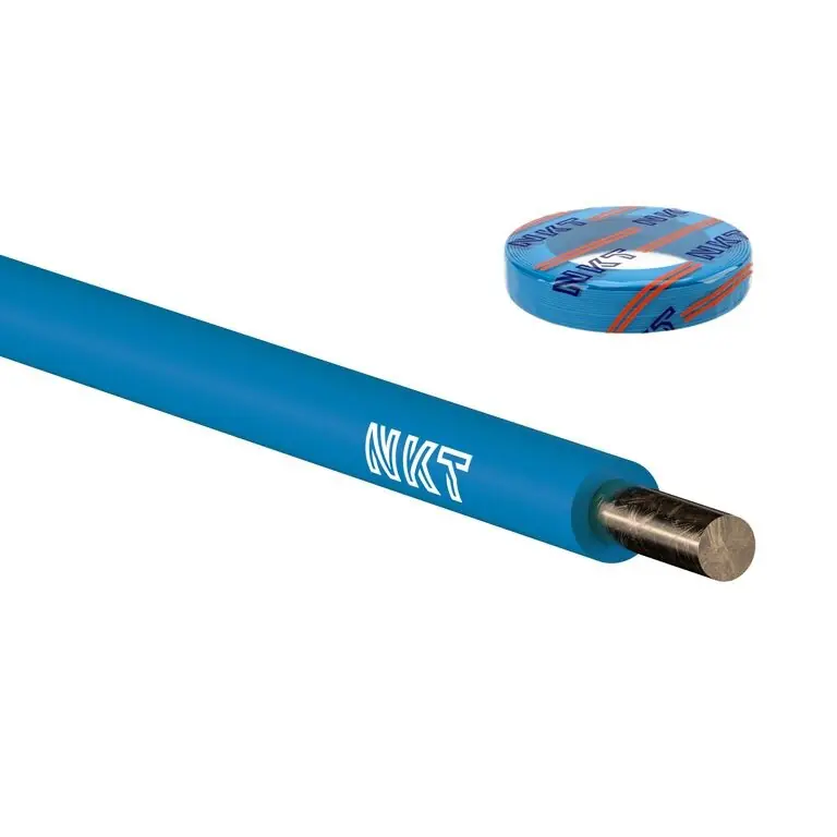 CY 6 světle modrá ( H07V-U ) Propojovací plný vodič Bezpečná Platba