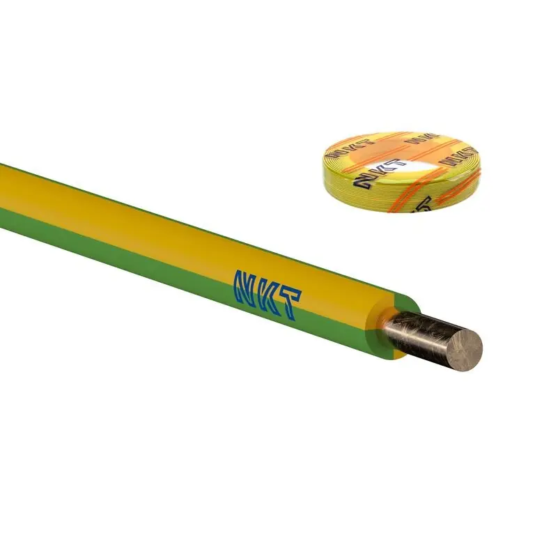 Super Cena CY 10 žluto/zelená ( H07V-U ) Propojovací plný vodič