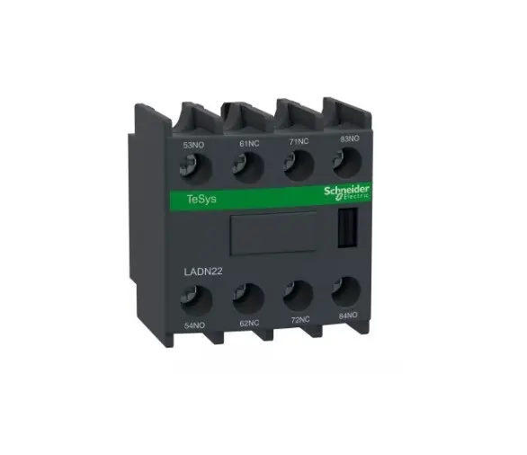 SCHNEIDER LADN22 Blok pomocných kontaktů, montáž čelně, 2"Z" +2"V" Víkendová Akce
