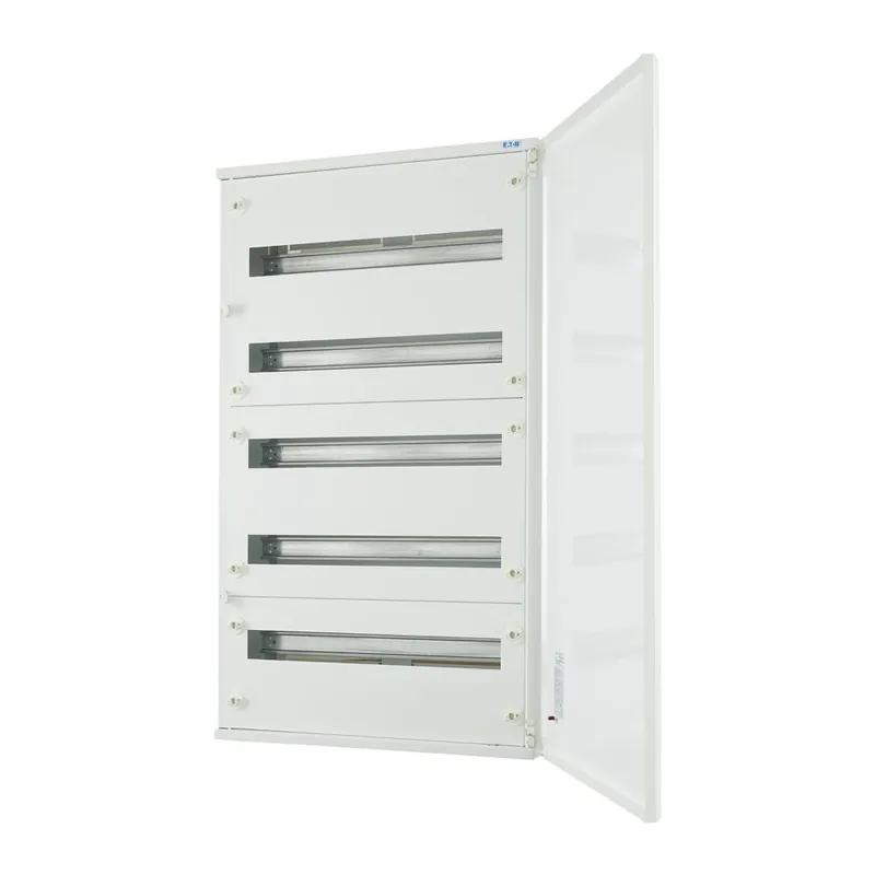 Nová Kolekce EATON 283033 BF-O-5/120-C Rozvodnice NA omítku,bílé dveře,N/PE můstky, kov, 120mod
