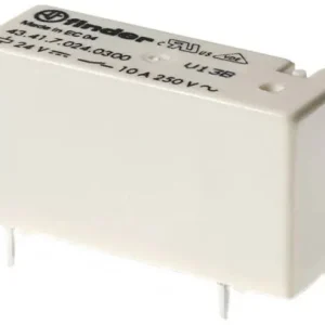 Značkový FINDER 43.41.7.012.4000 relé PS, 1P/10A, 12V DC, AgSnO3