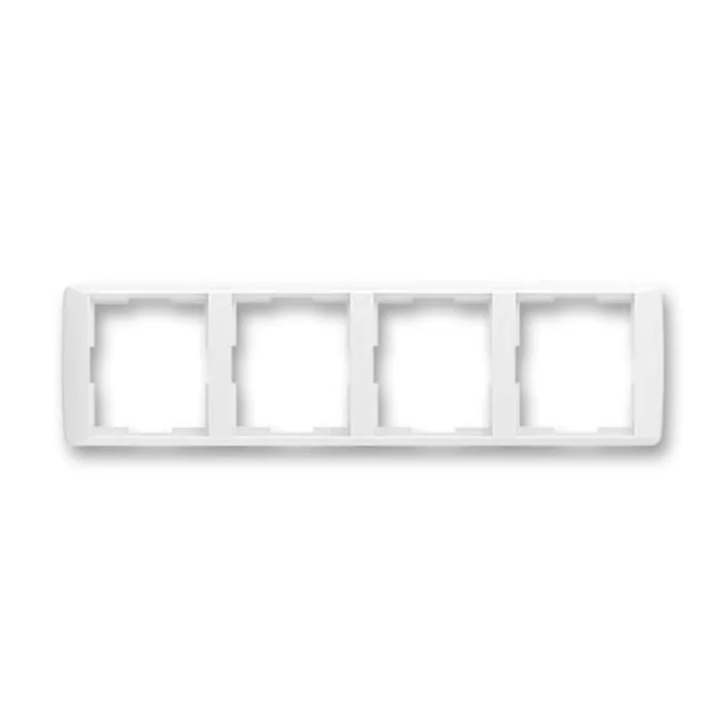 Ihned K Objednání ABB 3901E-A00140 03, ELEMENT Rámeček čtyřnásobný, vod.; bílá/bílá
