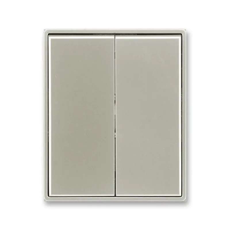 ABB 3558E-A00652 32, TIME Kryt spínače dělený; starostříbrná Vysoce Kvalitní