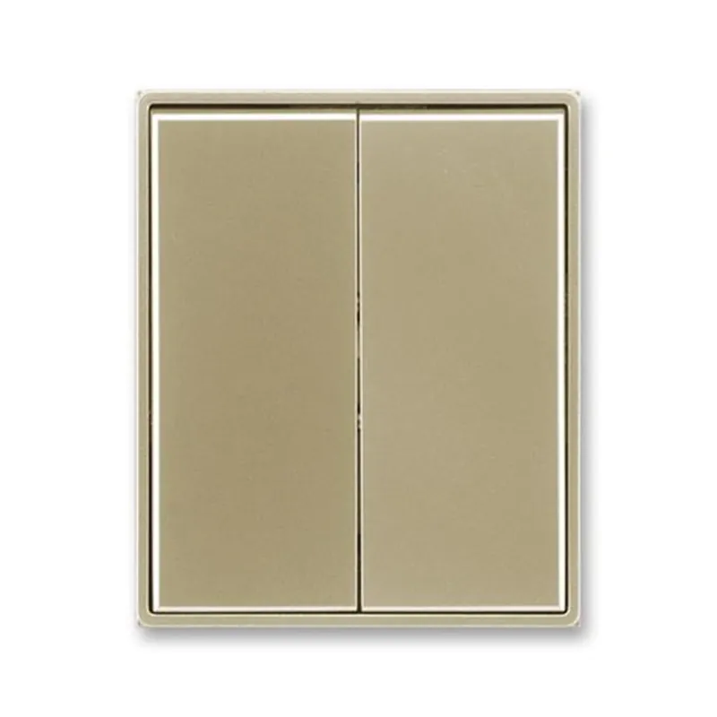 Autentický ABB 3558E-A00652 33, TIME Kryt spínače dělený; šampaňská