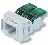 ABB R302518 Zásuvka RJ 45-8 Cat. 5e nestíněná (R&De Masssari) - do nosné masky ,šedá Oblíbený