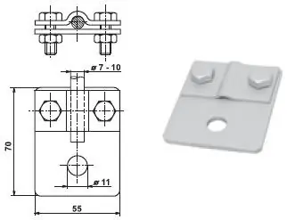 TREMIS V045 / SPb ( FeZn ) svorka připojovací Prémiový