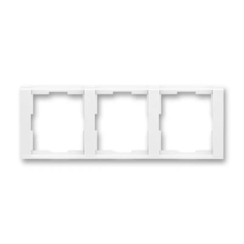 Sezónní Sleva ABB 3901F-A00130 03, TIME Rámeček trojnásobný, vod.; bílá/bílá