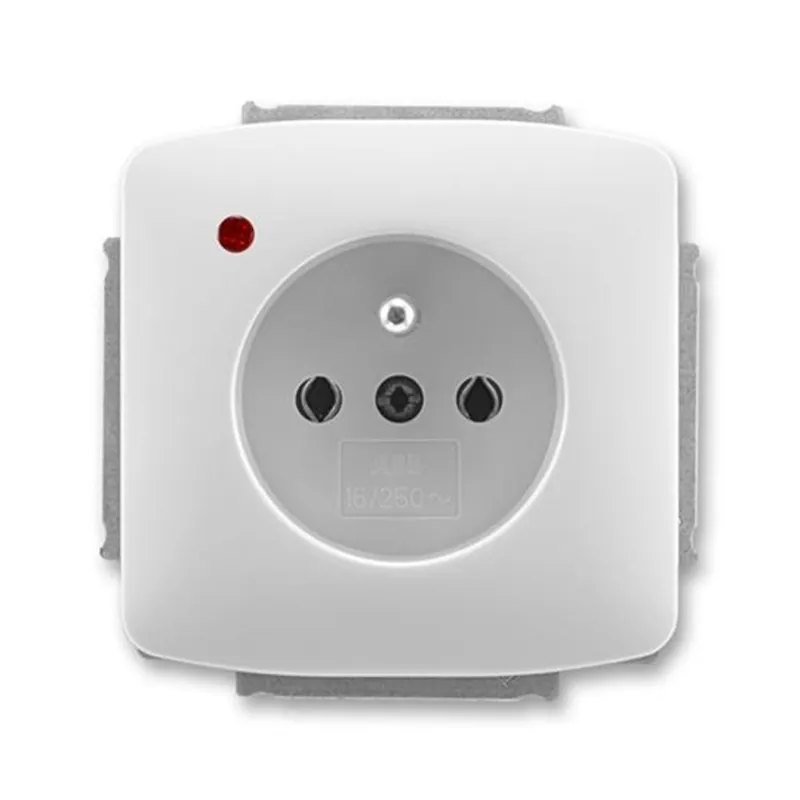 ABB 5598A-A2349 S, TANGO Zásuvka jednonás., s př.ochr.; šedá Odeslání Ihned