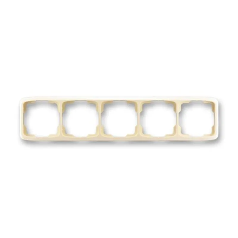 ABB 3901A-B50 C, TANGO Rámeček pětinásobný, vodorovný; slonová kost Časově Omezené