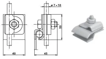 Akční Nabídka TREMIS VN2075 / SOc N ( nerez ) svorka na okapové žlaby