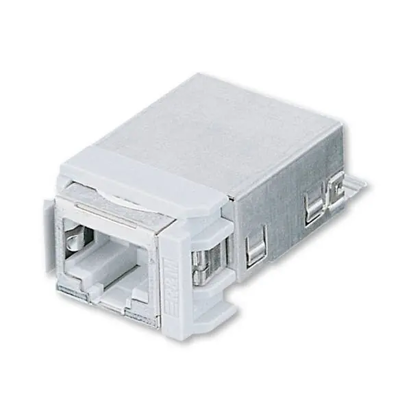 Profesionální ABB R304373 Zásuvka RJ 45-8 Cat. 6 stíněná (RDe Masssari) - do nosné masky, šedá