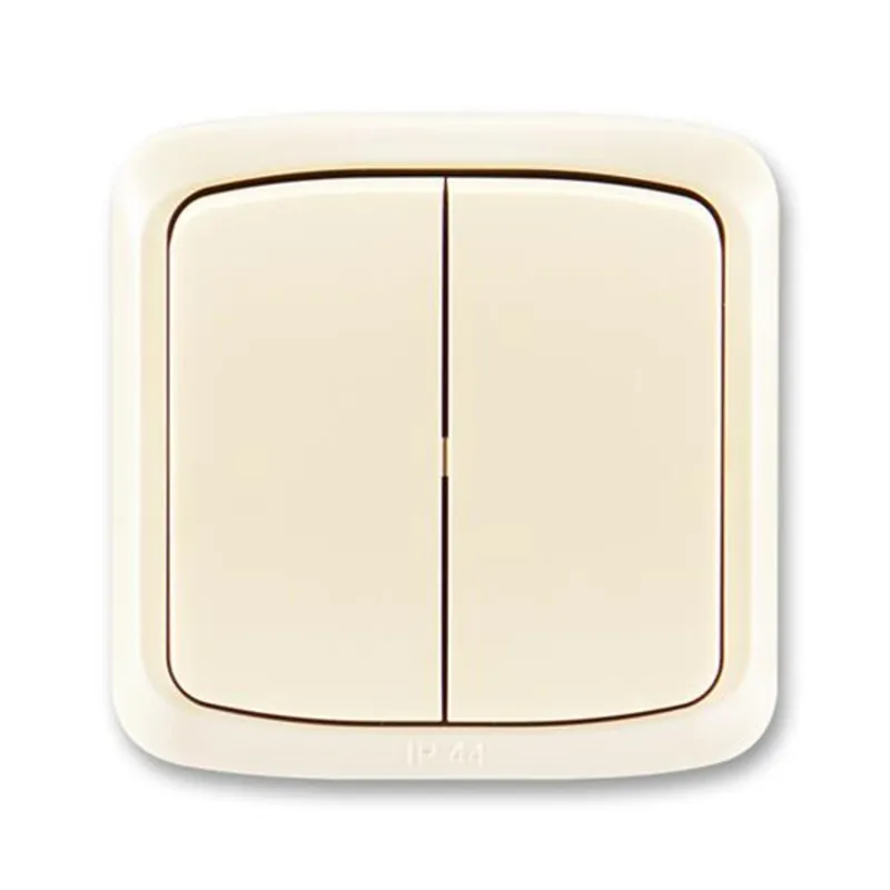 Výhodná Nabídka ABB 3558A-05940 C, TANGO Přepínač sériový, s krytem a rám., řazení č.5 IP44 sl.kost