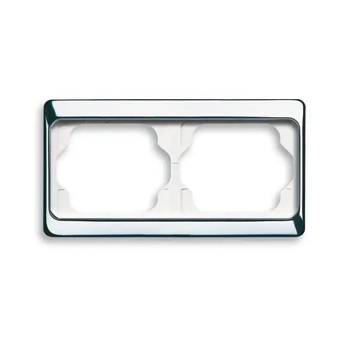 Přímo Od Výrobce ABB 1754-0-4160 Rámeček dvojnásobný, vodorovný ,chromová