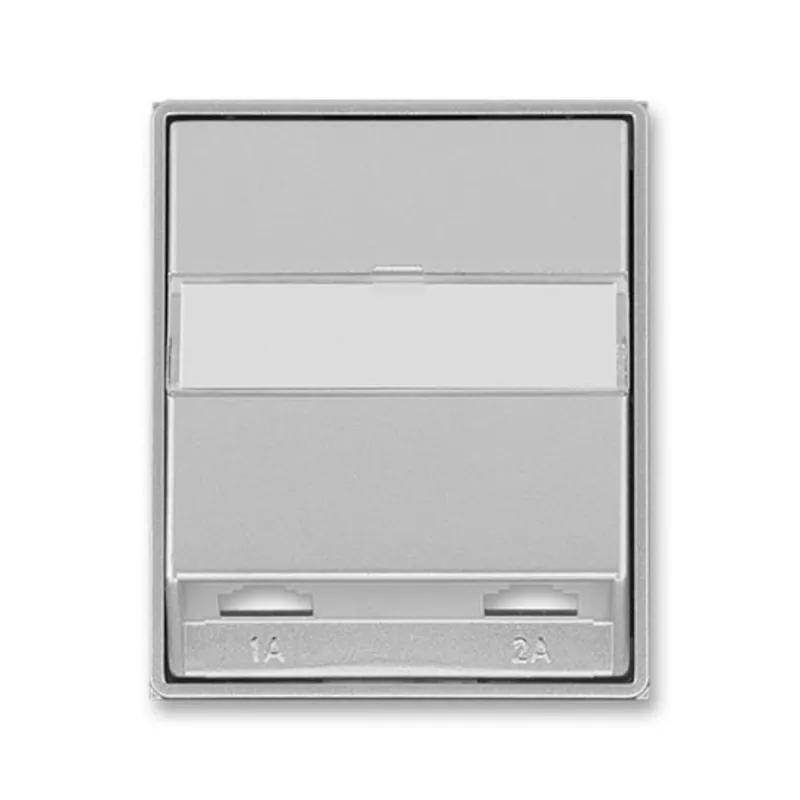 Novinka ABB 5013E-A00215 08, TIME Kryt zásuvky telefonní, dvojnásobné; titanová