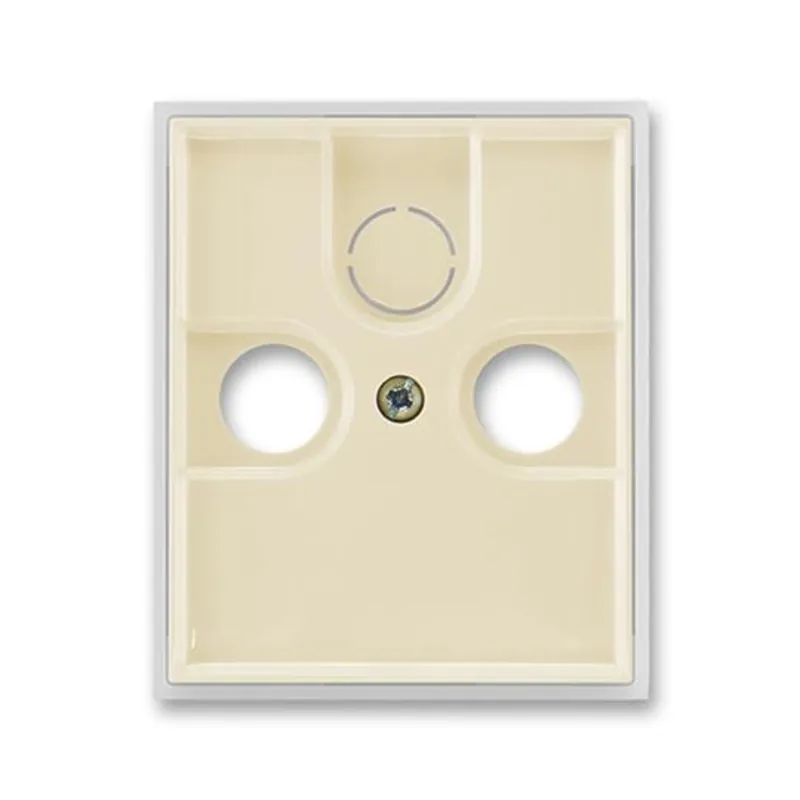 ABB 5011E-A00300 21, ELEMENT Kryt zásuvky TV+R+SAT; sl.kost/led. bílá Nejlepší Cena