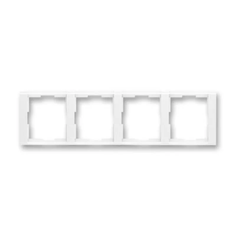 ABB 3901F-A00140 03, TIME Rámeček čtyřnásobný, vod.; bílá/bílá Vysoce Kvalitní