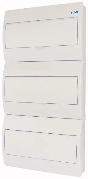 Rychlé Dodání EATON 281695 BC-O-3/54-TW-ECO Rozvodnice NA omítku, bílé plast. dveře, 54 mod.