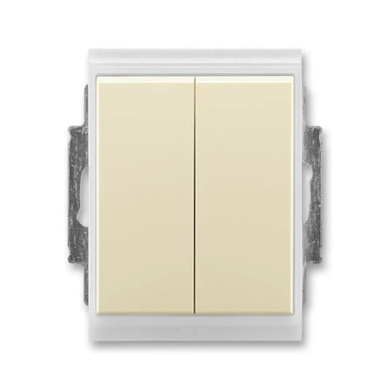 Cenově Výhodný ABB 3558E-A05940 21 Přepínač sériový, řazení č.5, IP44 ,sl.kost/led.bílá