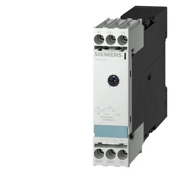 SIEMENS 3RP1574-1NQ30 TIME RELAY, STAR-DELTA SINGLE TIME RANGE 20 S AC/DC 24 V, AC 100...1 Sleva