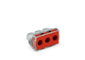 WAGO 773-173 Krabicová svorka 3x6mm2 rudá Dokud Zásoby Vydrží